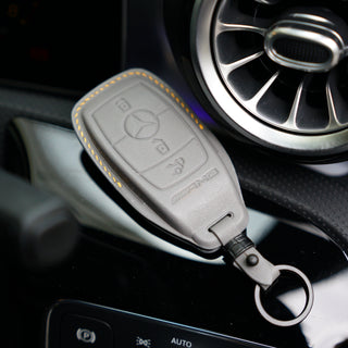 Premium Leather Car Key Fob Covers