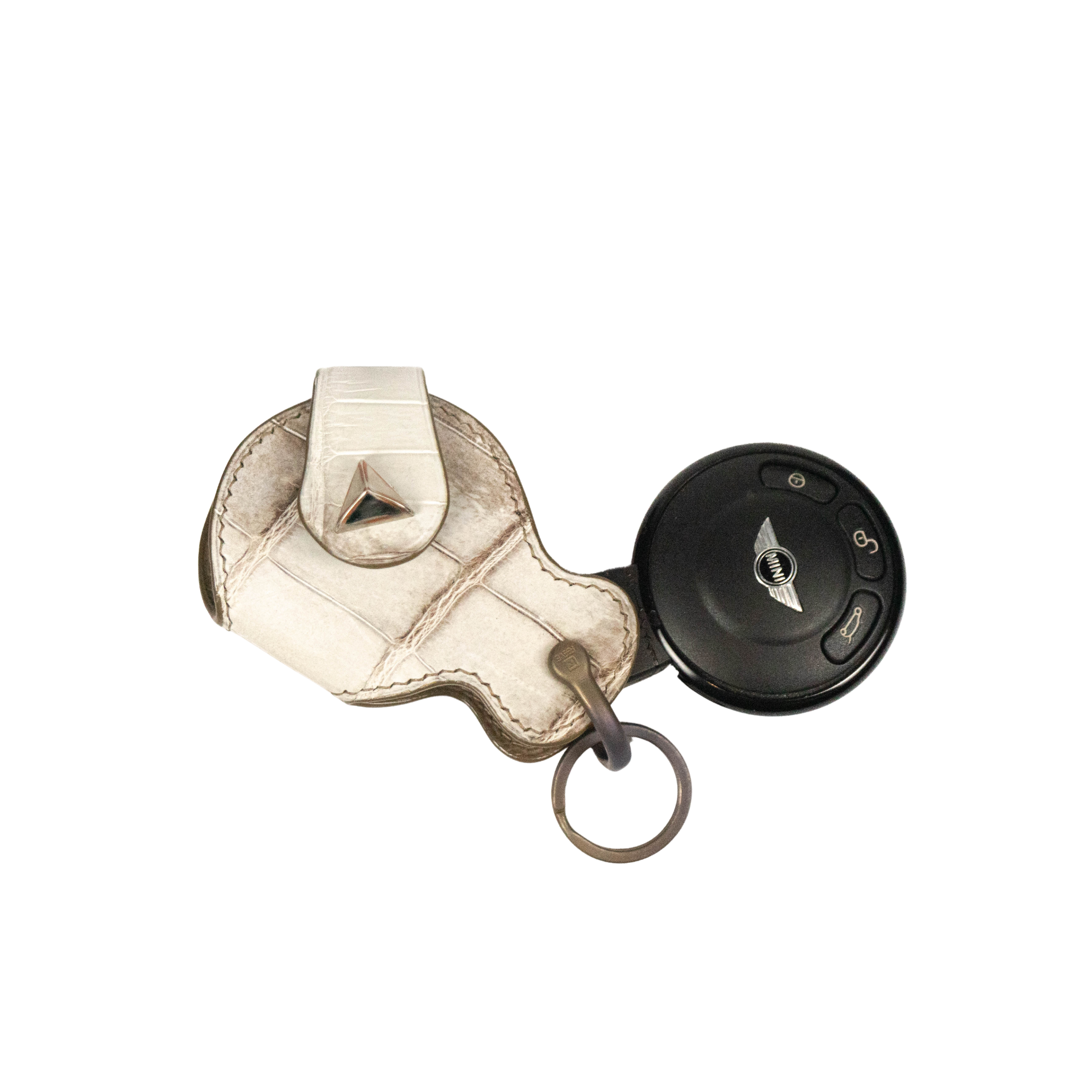 Stone Key Fob Mini Leather Car Key Fob Cover – Stone For Gold