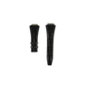 Richard Mille Glossy Black Crocodile Leather Watch Strap