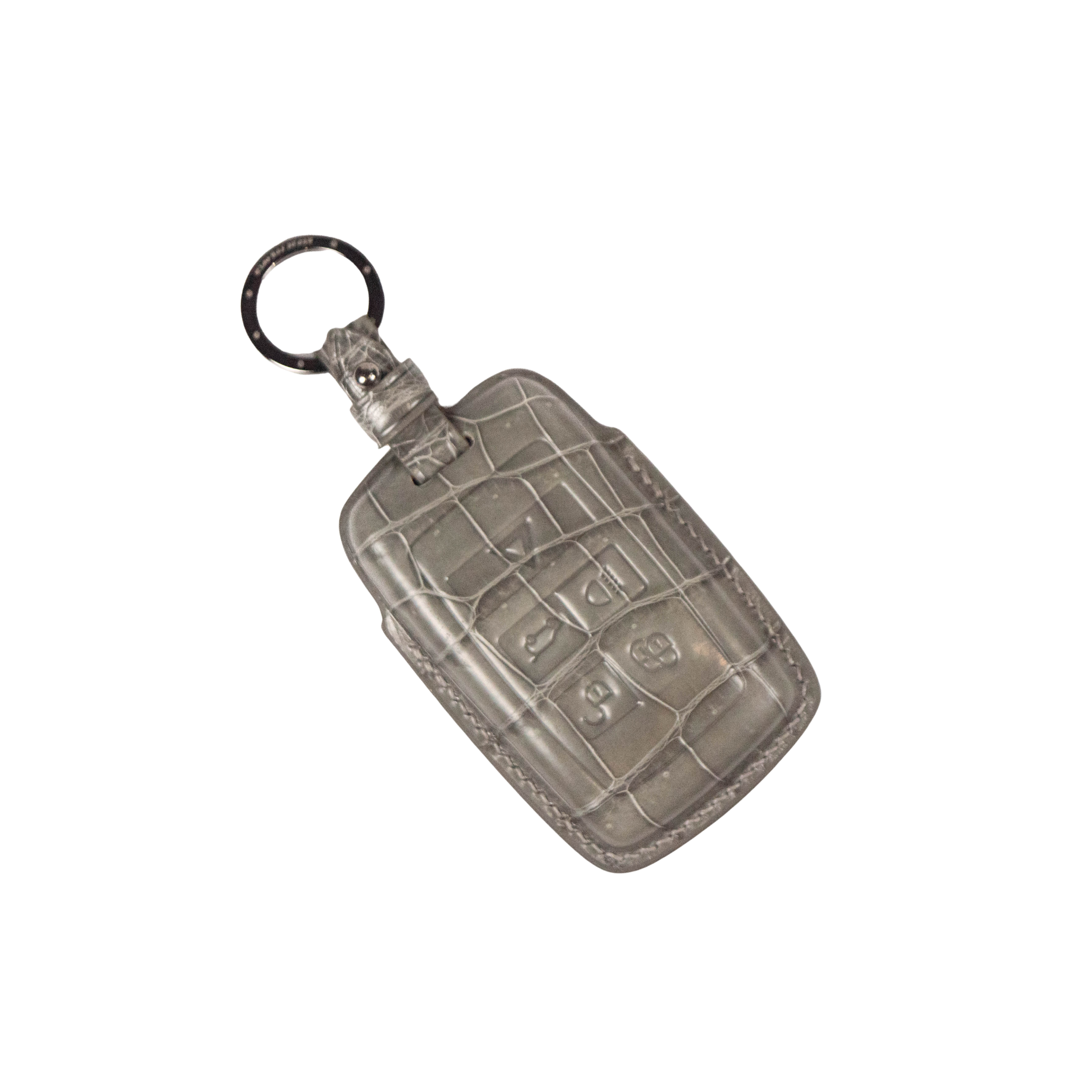 Stone Key Fob Land/Range Rover Leather Car Key Fob Cover – Stone For Gold