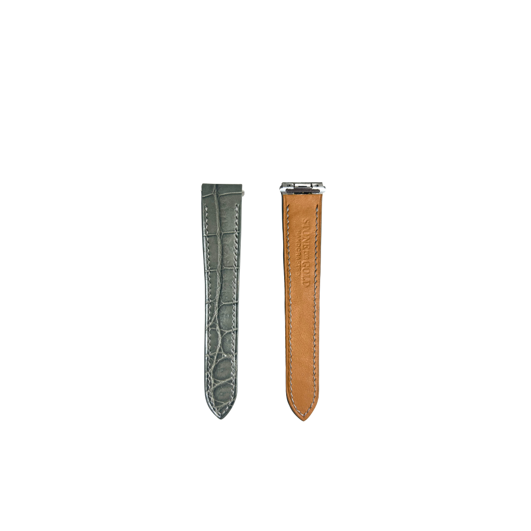 CARTIER CROCODILE LEATHER WATCH STRAP – Stone For Gold CARTIER CROCODILE LEATHER WATCH STRAP – Stone For Gold