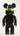 Green Lizard Masked Bear Figurine, Back View