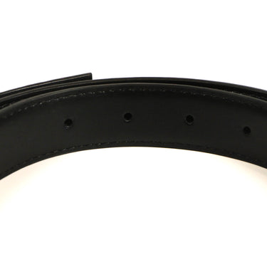 Smooth Grain Black Calf Leather Belt