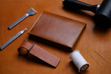 Stitching Leather Craft Workshop Passport Holder Passport Sleeve Luggage Tag