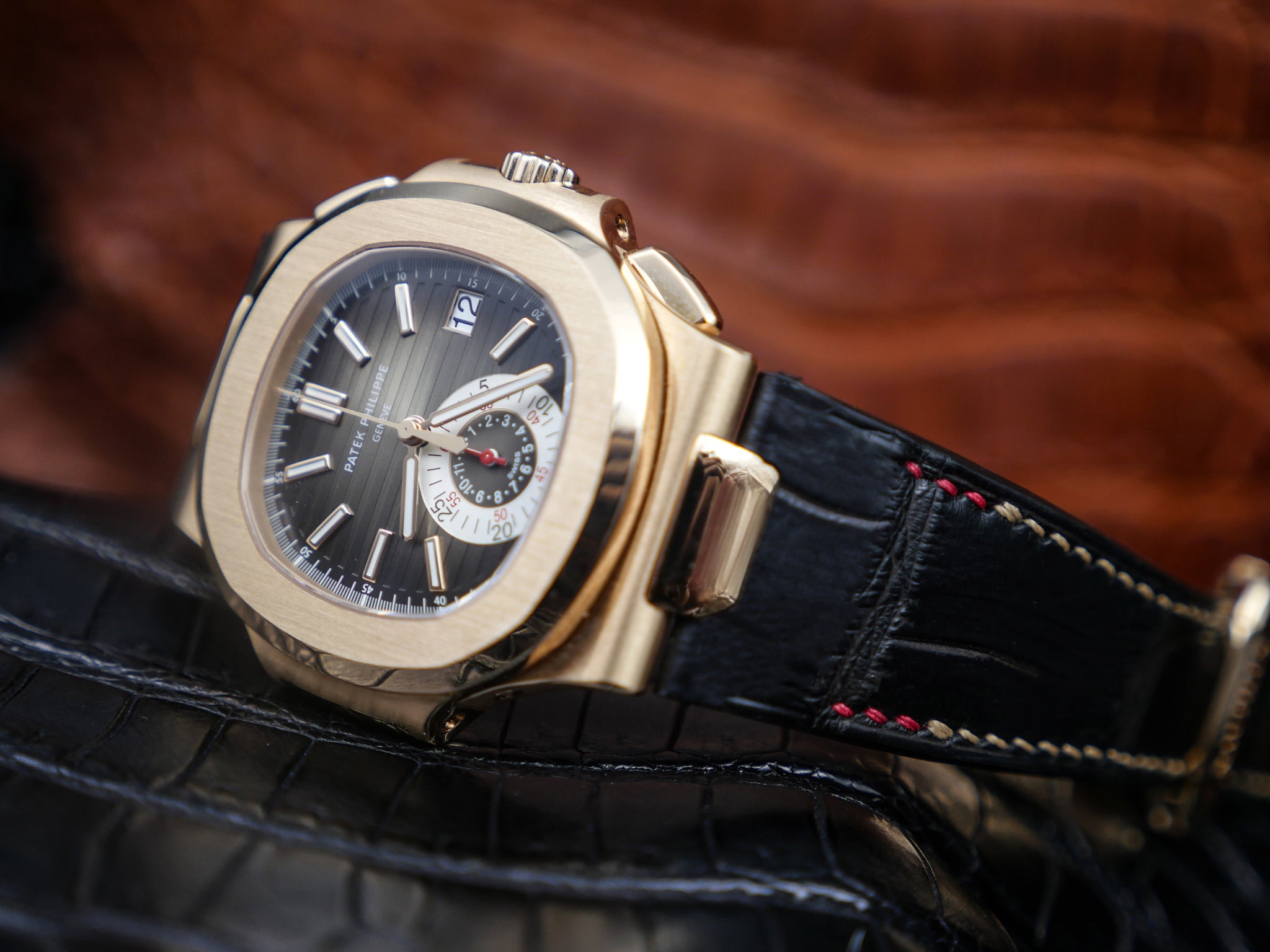 Patek 5980 leather online strap